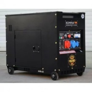 Groupe électrogène spécial installation SOLAIRE diesel 8KVA Monophasé et Triphasé, 30 Litres KD8000SET-CAMO Full Power