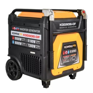 KOMPAK groupe électrogène gaz/essence 11 kVA Inverter monophasé et triphasé KGG90Ei-DF