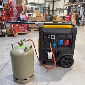 KOMPAK groupe électrogène gaz/essence 11 kVA Inverter monophasé et triphasé KGG90Ei-DF