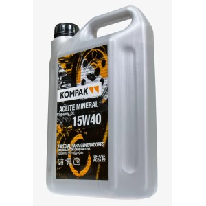 Huile 2L Kompak 15W40 minérale pour moteur 4 temps