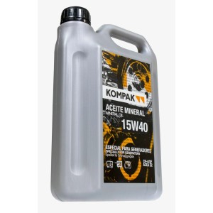 Huile 2L Kompak 15W40 minérale pour moteur 4 temps