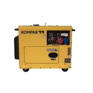 Groupe électrogène diesel Monophasé et triphasé insonorisé 6300W Kompak NT-8000SE-T