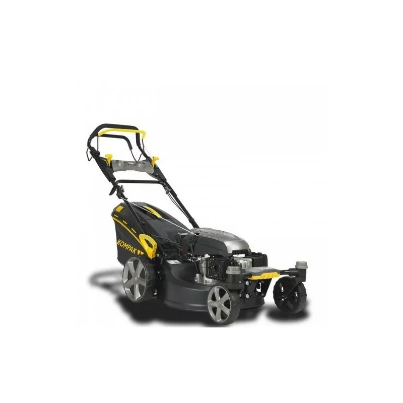 KOMPAK Tondeuse thermique 196 cc démarreur électrique roues pivotantes KCC51E-SPZ