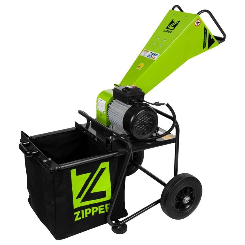 ZIPPER Broyeur de végétaux électrique 2800W ZI-HAEK2800-230