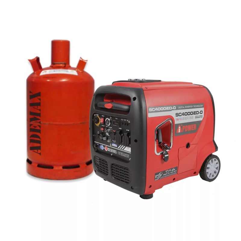 A-IPOWER Groupe électrogène 3800W essence / gaz Inverter SC4000iED-Ow