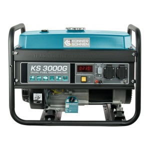 Konner & Sohnen Groupe électrogène 3000W essence/gaz KS3000G