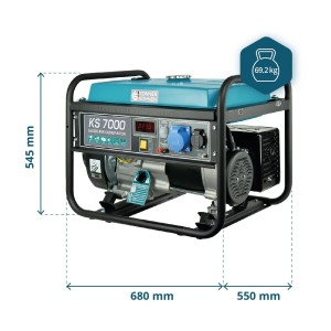 Konner & Sohnen Groupe électrogène 5500W essence KS7000