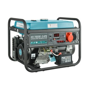 Konner & Sohnen Groupe électrogène 5500W ATS intégré triphasé démarrage électrique essence KS7000E-3 ATS