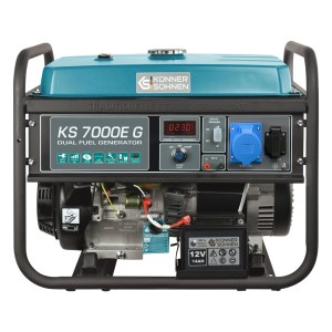 Konner & Sohnen Groupe électrogène 5500W essence/gaz KS7000EG