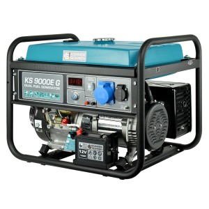 Konner & Sohnen Groupe électrogène 6500W essence/gaz KS9000EG