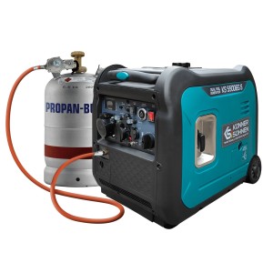 Konner & Sohnen Groupe électrogène Inverter 5500W essence/gaz silencieux KS5500iEGS