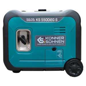 Konner & Sohnen Groupe électrogène Inverter 5500W essence/gaz silencieux KS5500iEGS