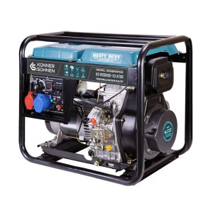 Konner & Sohnen Groupe électrogène diesel 7500W 230V/400V AVR compatible ATS KS9100HDE-1/3 ATSR