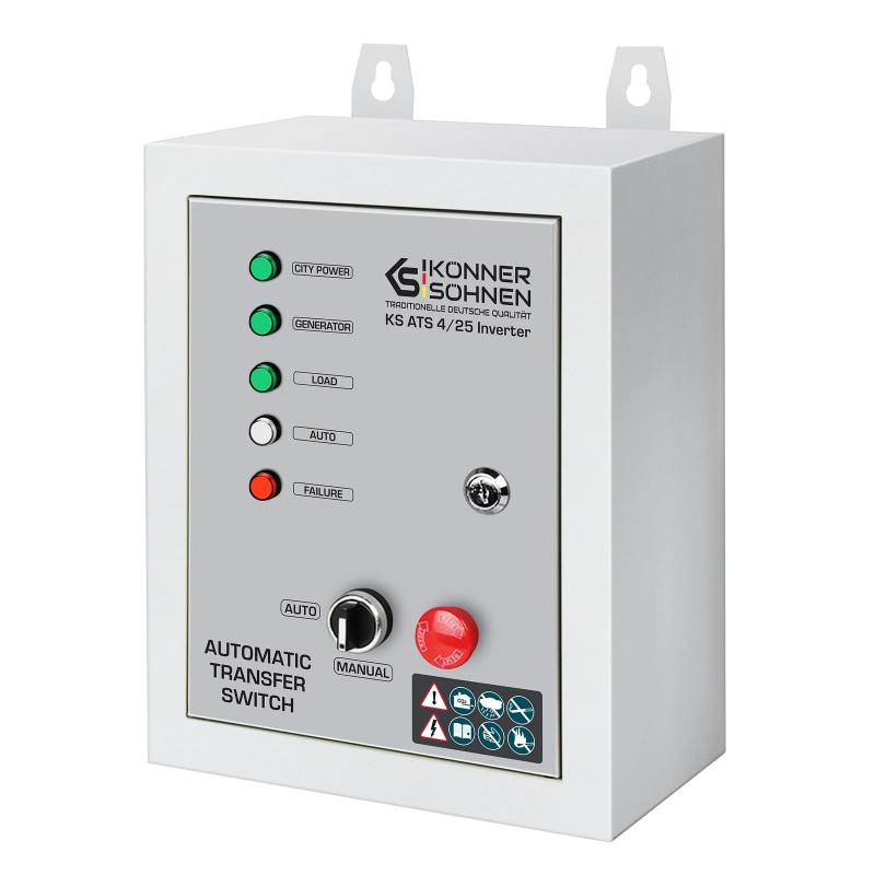 Konner & Sohnen Boitier ATS 230V pour générateur Inverter KS 5500iES ATSR - KS 4/25 Inverter