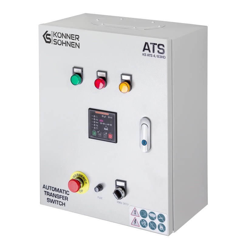 Konner & Sohnen Boitier ATS 230V/400V pour générateurs diesel KS ATS 4/63HD