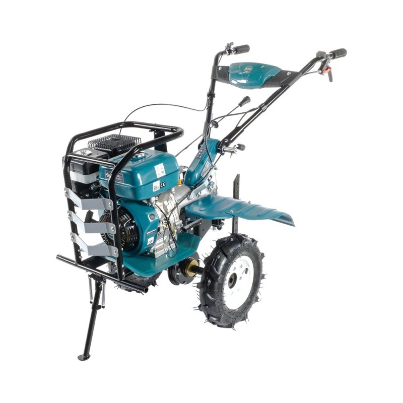 Konner & Sohnen Motoculteur thermique 270cc 134cm avec roues pneumatiques KS 9HP-1350G-3