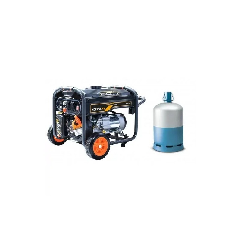 Groupe électrogène gaz/essence 3300W monophasé Kompak K4000S-DF