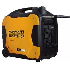 Groupe électrogène Essence/GAZ 4200W Kompak KGG42Ei-DF insonorisé démarrage électrique